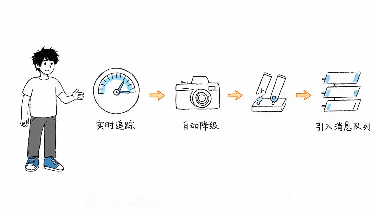 监控熔断与架构层优化流程