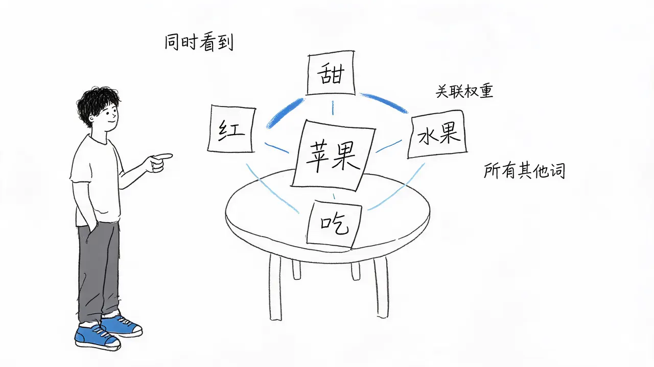 自注意力机制与全局视角