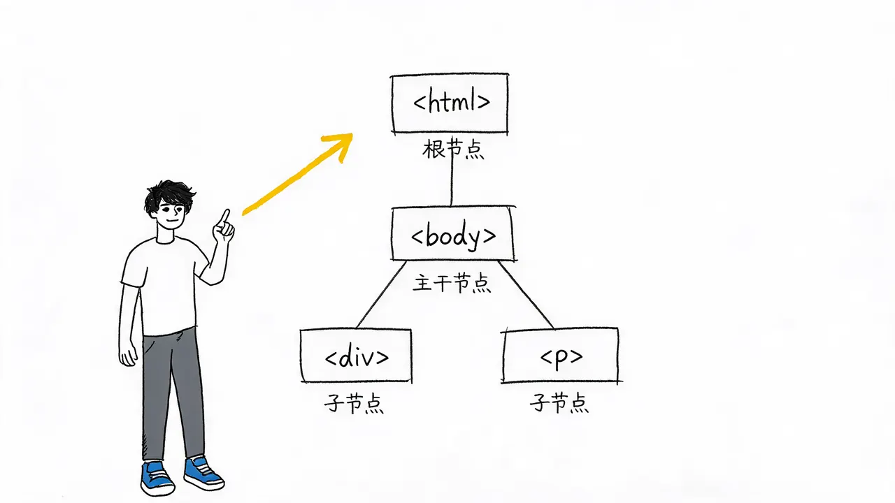 DOM 树层级结构
