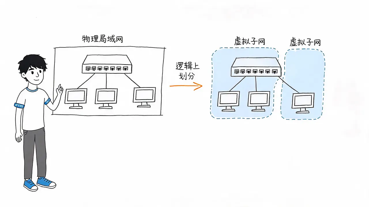 VLAN 逻辑隔离本质