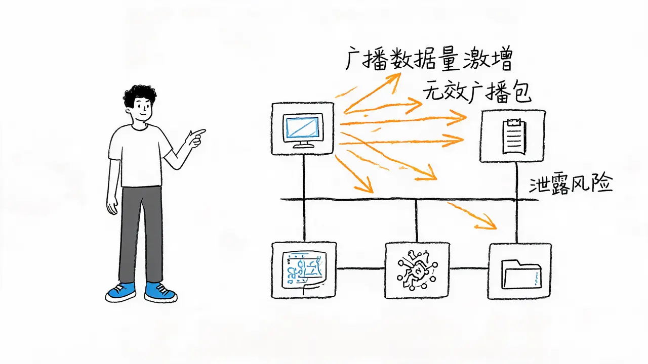 传统局域网广播风暴痛点
