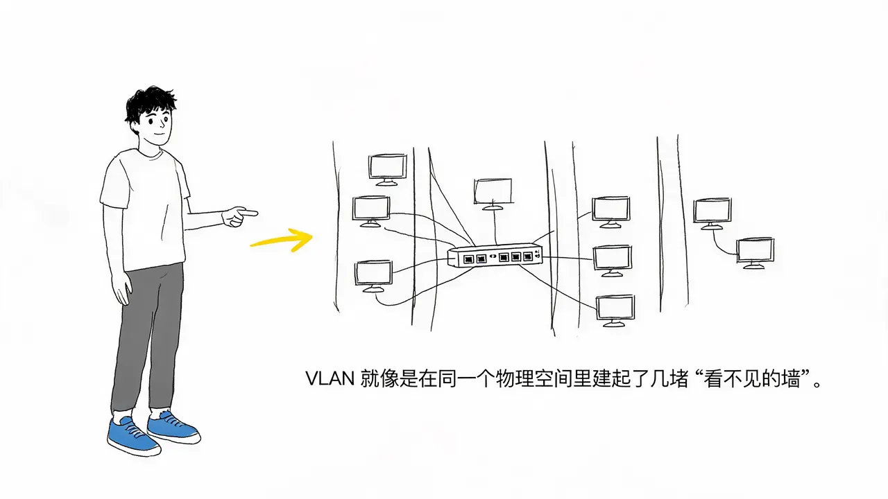 三分钟彻底搞懂 VLAN：原理、作用与优势