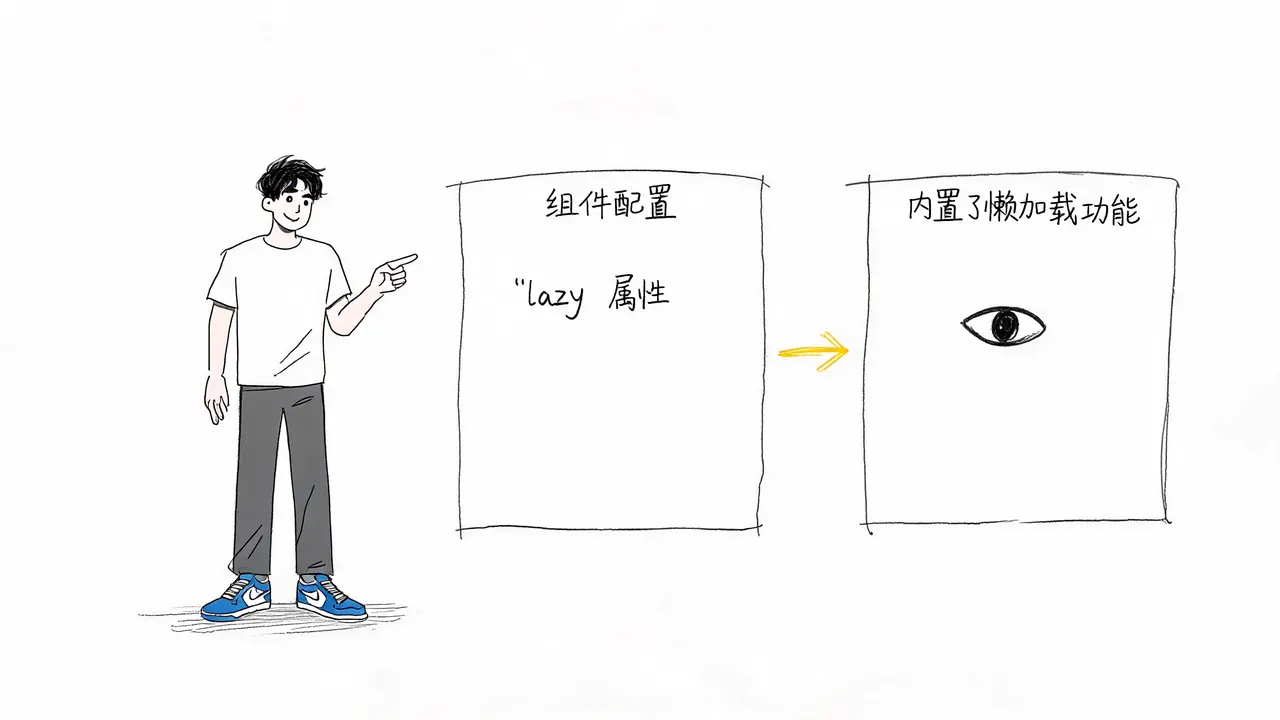 框架内置懒加载配置