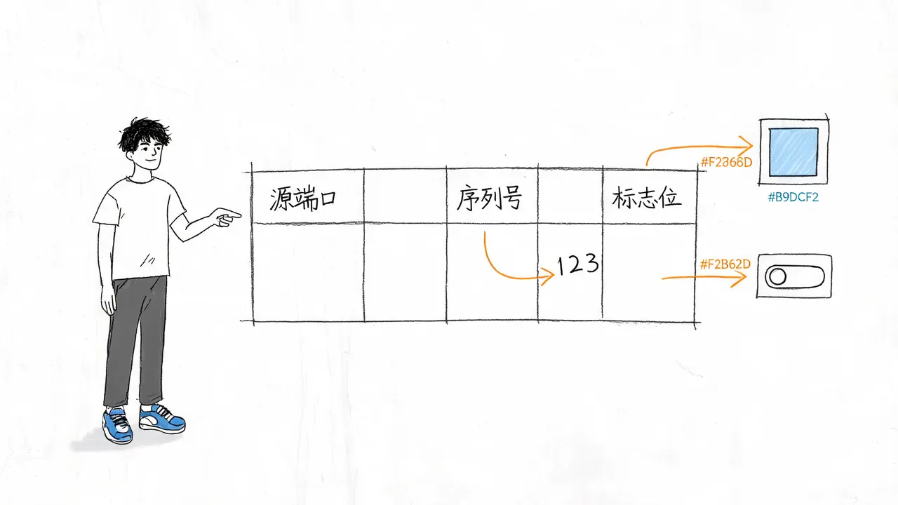 传输层TCP头部结构