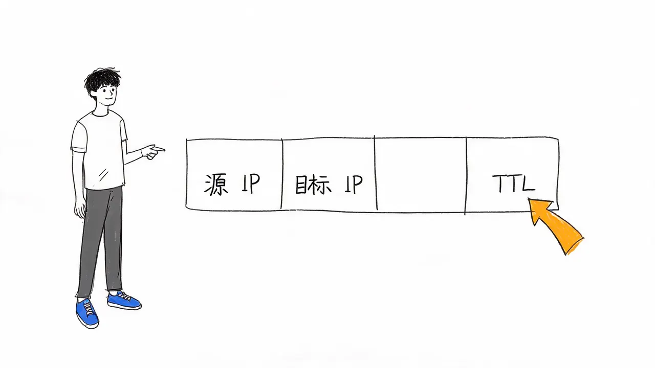 网络层IP头部结构