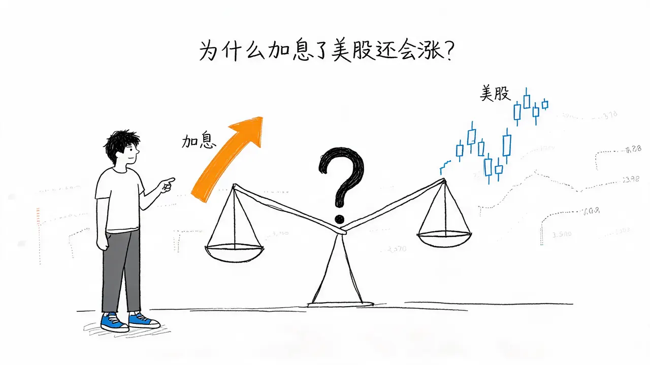 为什么加息了美股还会涨？四分钟讲清这个反常识现象