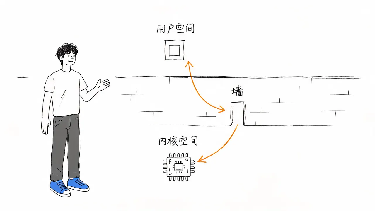 用户空间与内核空间的隔离